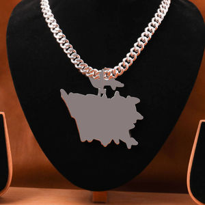 Colgante de Diamante Moissanite Personalizado DJ DRIZZY DREW Club, Plata de Ley 925, Completamente Cubierto de Moissanite, Regalo para Hombre - Product Image 5