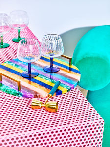 Bandeja de Servir de Resina Ecológica de Diseño Moderno y Lujoso Weivista, Modelo Personalizado, Artesanía de Moda India para Decoración del Hogar - Product Image 5