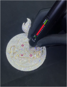 Pendentif Hip Hop Moissanite pour Homme, Breloque Ronde Personnalisée en Argent 925, Pendentif Moissanite VVS Iced Out - Product Image 2