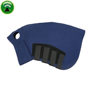 Caballo de neopreno impermeable, negro, cuello completo, sudor - Product Image 3
