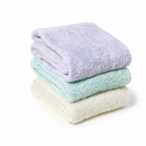 Serviettes de bain et de cheveux absorbantes en polyester/nylon compressées de couleur unie Carari - Teintes unies - Product Image 1