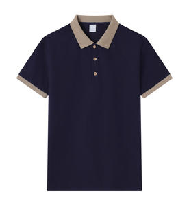 Custom Embroidered Printed Logo Men's Premium Golf Polo <b>Tshirt</b> 100% Polyester Breathable Restaurant Workwear Men's Polo Shirts - Product Image 4