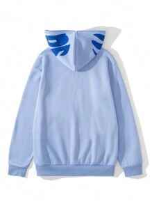 Sweat à capuche zippé intégral en coton respirant, avec fermeture éclair fluide et un design futuriste inspiré du streetwear. - Product Image 4