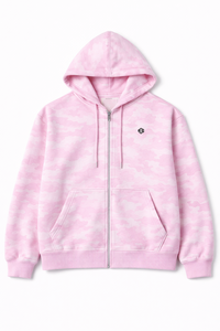 Sudadera con capucha y cremallera completa de diseño de camuflaje de moda al por mayor, de algodón grueso y forro polar, para caza, con estampado Real Tree, personalizada, OEM - Product Image 4