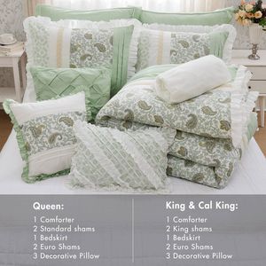 ชุดผ้าห่มคอตตอนเพอร์คาเล่ 9 ชิ้น ขนาดคิงไซส์ - Product Image 4