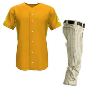 Uniforme de baseball unisexe le plus vendu en gros, logo personnalisé, nom de l'équipe, 100 % polyester coton, manches courtes, anti-humidité - Product Image 3