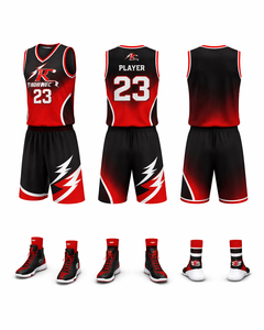 <b>Elite</b> Performance Custom Basketball Uniform Set with Breathable Fabric and Sublimated Design for Professional Teams - Product Image 6