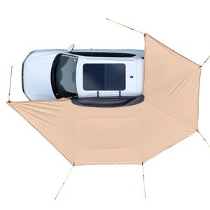 Tenda per Camion da 117 Piedi Quadrati con Veranda a 270 Gradi e Luci LED, Impermeabile UV50+, Tenda Laterale per Veicoli per Tutte le Condizioni Meteo - Product Image 1