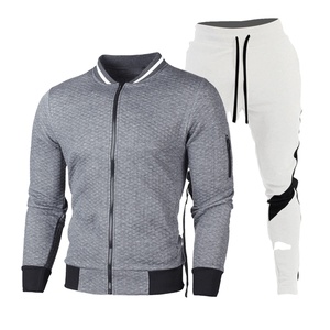 HIigh qualité vêtements de sport Slim Fit coupe-vent survêtements pour hommes col montant Streetwear survêtement 2026 - Product Image 4