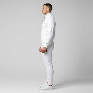 Ensemble de survêtements décontractés personnalisés pour hommes, en coton 100% réversible, avec fermeture éclair, pour l'entraînement et le jogging, confortables, deux pièces, pour l'hiver - Product Image 3
