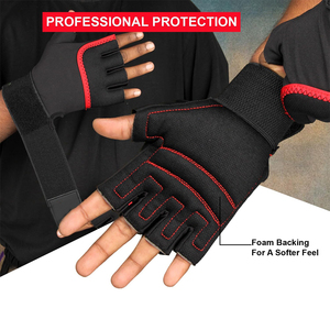 Guantes de Levantamiento de Pesas Directo de Fábrica, Guantes de Entrenamiento Antideslizantes para Gimnasio, Ejercicio, Crossfit y Fitness, Guantes Deportivos OEM para Gimnasio - Product Image 3