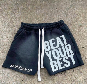 กางเกงขาสั้นลำลองผู้ชาย CLOVIX SPORTS คุณภาพพรีเมียม ผ้าฝ้าย สกรีนโลโก้ได้ ใส่สบายสำหรับฤดูร้อน กางเกงชายหาด ไซส์ใหญ่ สไตล์สตรีทแวร์ - Product Image 6