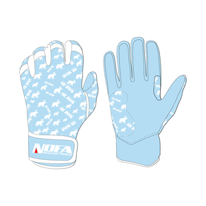 Custom Baseball Batting Gloves Soft Leather Palm Non-Slip Professional Left-Handed <b>Hook</b> Loop Closure Wrist Support Custom Colors - Product Image 4