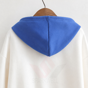 เสื้อฮู้ดแบบสวม Unisex ทรงสปอร์ต ผ้าทอเนื้อนุ่ม ทรงโอเวอร์ไซส์ มีกระเป๋า แขนยาว ผ้าเฟรนช์เทอร์รี่ สำหรับฤดูใบไม้ร่วง ผลิตจากโพลีเอสเตอร์ 100% ด้านหน้า - Product Image 6