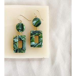 Pendientes de Resina Hechos a Mano de Lujo, Joyería de Cristal Duradera para Fiestas - Product Image 5