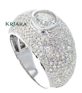 Anillo de Diamantes de Plata 925 para Mujer, Corte Brillante Redondo, Diamante Blanco Natural, Anillo de Compromiso de Lujo - Product Image 3