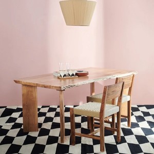<b>Live</b> <b>Edge</b> Solid Acacia Wood Dining <b>Table</b> | Industrial Style Wooden Slab <b>Table</b> | Wholesale Indian Furniture - Product Image 1