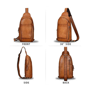 Nouveau sac bandoulière élégant en cuir pour hommes et femmes, parfait pour les occasions décontractées ou professionnelles, sac à bandoulière design personnalisable - Product Image 3