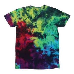 Camiseta de Manga Corta Tie-Dye para Hombre, con Logotipo y Diseño Personalizados, Cuello Redondo, Tejido Casual, Corte Regular, Azul Estampado 2026 - Product Image 3