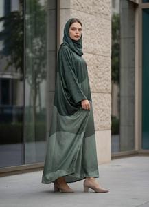 Women's Premium <b>Modest</b> Clothing Breathable Jazz Crepe Full-Length Abaya Khimar Women's Maxi Robe <b>Sets</b> - Product Image 2