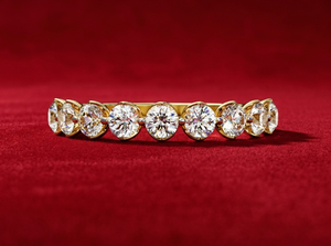 แหวนหมั้นเพชรทรงมาร์คีส์ทองคำแท้ 14K สำหรับผู้หญิง เพชรเพาะเลี้ยงในห้องปฏิบัติการ รับรองโดย IGI สไตล์หรูหรา - Product Image 2