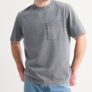 T-shirt vintage délavé personnalisé pour homme, col rond, en coton, coupe décontractée, streetwear, manches courtes, vente en gros OEM ODM - Product Image 2