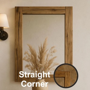 Espejo de Pared de Madera de Bambú, Espejo de Pared de Madera Ecológico y Sostenible para Baño y Cocina, Espejo Colgante al por Mayor - Product Image 5