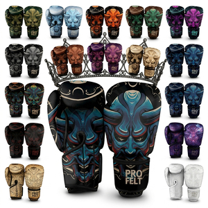 ถุงมือชกมวยสำหรับผู้ใหญ่และเยาวชน ขายส่ง สำหรับมวยไทย MMA ฝึกซ้อม ต่อยมวย หนังแท้ อุปกรณ์กีฬาต่อสู้ สำหรับทุกเพศ - Product Image 1
