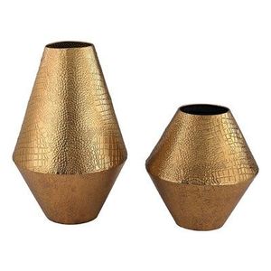 Florero de Metal Vintage, Estilo Antiguo, Decoración para el Hogar, Centro de Mesa Elegante, Adorno para Mesa de Comedor, Encanto Clásico - Product Image 2