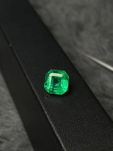 Pierre précieuse naturelle vert émeraude, taille octogonale, pour la fabrication de bijoux, prix de gros - Product Image 1