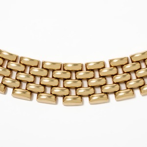 Collar de Cadena con Eslabones de Pantera en Oro Blanco de 14K, Elegante Collar de Boda, Joyería Moderna, Regalo para Ella, Acabado Premium - Product Image 3