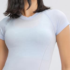 T-shirt uni en coton décontracté grande taille pour hommes, taille XL, col en V, manches courtes en maille, impression numérique personnalisée brodée, séchage rapide - Product Image 6