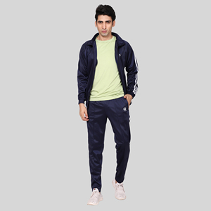 FASHION SUTRA Survêtement Homme Automne Taïwanais Uni Coupe Slim Extensible 4 Directions à Capuche en Spandex/Polyester Respirant Durable Réfléchissant - Product Image 1