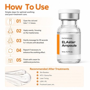 Ampoule de beauté coréenne PDRN 5mL, soin cosmétique dermatologique, hydratant, réparateur, sérum d'essence pour le traitement de l'hydratation. - Product Image 3