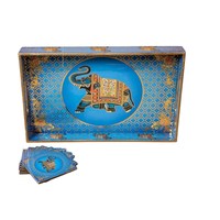 Plateau de service et de rangement UO Rajasthani Tradition Touch pour nos clients premium du monde entier, fabriqué par Universal Overseas