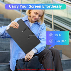 צג נייד עם מסך מגע בגודל 14, 15.6 ו-16 אינץ', ברזולוציית 1.2K, 1K ו-4K, קצב רענון של 144Hz ו-155Hz, חיבור USB-C, מתאים למשחקים, מסך משני למחשב נייד, צג נייד. - Product Image 2
