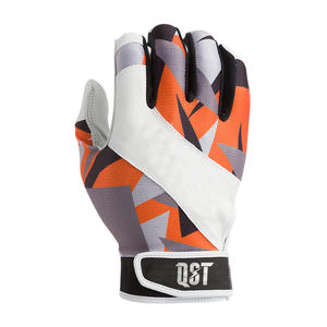 Premium Leather Palm Batting Gloves for Men Women Custom Pro Washable Adults Softball Baseball <b>Hook</b> Loop Closure Custom Color - Product Image 6