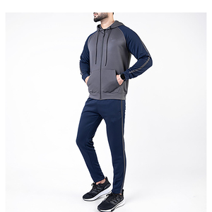 Conjunto Deportivo Casual con Capucha, Cremallera y Logotipo Personalizado, Resistente al Viento, de Alta Calidad, Unisex, 100% Algodón Felpa, Secado Rápido - Product Image 1