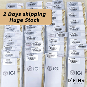 D'vins Jewels I Diamantes Cultivados en Laboratorio HPHT CVD de 0.5ct, 1ct, 1.5ct, 2ct, 3ct, Piedras Sueltas con Corte Brillante, Color D, para Joyería - Product Image 3