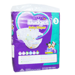 Vente chaude Utilisation quotidienne Moyenne 72 Taille Bébé Couches Doux Stretch Fit Séchage rapide avec Technologie d'arrêt des fuites Texture douce - Product Image 2