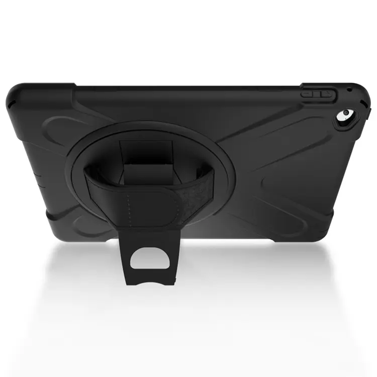 Taşınabilir taşıma silikon darbeye dayanıklı çocuk Tablet kapak omuz askısı ile iPad kılıfı hava 2 vaka