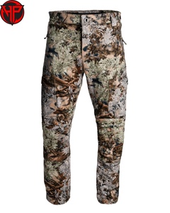 Pantalon de chasse softshell camouflage respirant et imperméable pour homme, idéal pour l'automne et les activités de plein air - Product Image 1