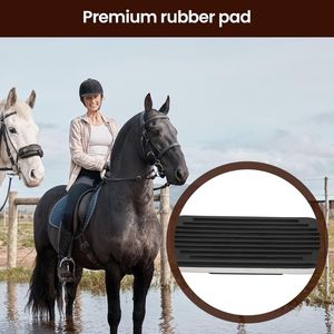 Etriers pour chevaux anglais Equines Tools Étriers d'équitation en acier inoxydable meilleurs étriers en caoutchouc antidérapant pour sauter - Product Image 4