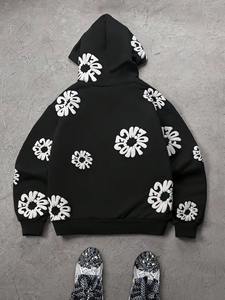 เสื้อฮู้ดดี้โอเวอร์ไซส์พรีเมียมสำหรับผู้ชาย สไตล์สตรีทแวร์ลำลอง เหมาะสำหรับออกกำลังกาย ผ้าเนื้อหนา ใส่สบายในฤดูหนาว ทรงทันสมัย - Product Image 5