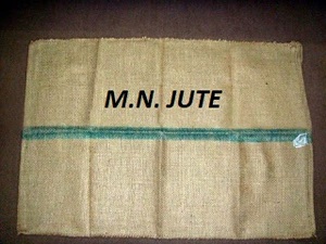 Custom 100% Jute Fiber Sack Bags 43''x29'' Standard Size Light Jute Cess Screen Printed for Agriculture Food <b>Textile</b> <b>Packaging</b> - Product Image 3