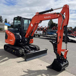 Mini-excavatrice Kubota KX019-4 d'origine, 1,8 tonne, excavatrice compacte sur chenilles avec système hydraulique pour petits projets de construction - Product Image 5