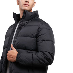 2025 New Style Men's High Street Puffer Jacket Hooded Collar Long Sleeve Zipper Factory Direct <b>Winter</b> <b>Coat</b> - Product Image 4