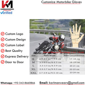 Gants de motocross durables, gants de protection à doigts entiers pour VTT, avec paume absorbant les chocs, articulations renforcées et poignet réglable - Product Image 6