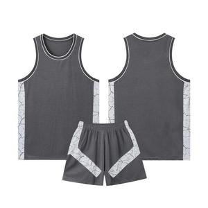 Men Red Sleeveless Basketball Jersey Set Moisture Wicking <b>Polyester</b> <b>Shorts</b> Sublimated Print All Seasons - Product Image 3