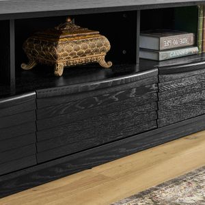 Mobile TV Mid-Century Modern da 63 pollici, Robusto e Spesso, Stile Rustico, Mobile Intrattenimento/Console Multimediale per TV da 75 pollici, Arredamento Soggiorno - Product Image 6
